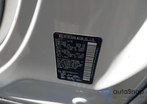 2016 Nissan Quest Platinum/S/Sl/Sv z USA, uszkodzony, nr VIN JN8AE2KP8G9157071